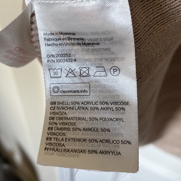 H&M ribbed polo dress size S - Picture 6 of 6